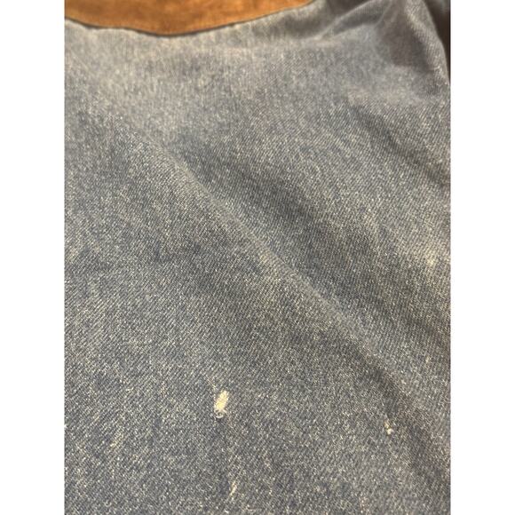 Vintage JD American Workwear Men's 38x32 Suede Patches Denim Carpenter Jeans USA - Picture 10 of 12